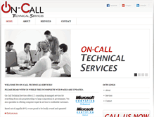 Tablet Screenshot of on-calltechnical.com